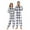 W124, variant on joogoo Checkered Plaid-a3 Unisex Adults Onesies Pajamas Jumpsuits L