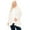 Ivory, variant on Women's Plus Size Casual Long Sleeve Draped Open Front Solid Cardigan XL-4XL