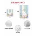 thumbnail image 7 of Easter Kitchen Dish Towels for Drying Dishes Set of 2, Spring Rabbit Ears Foot Flowers Eggs Green Wooden Waffle Weave Microfiber Hand Tea Bathroom Towels Quick Dry & Absorbent Towel 15.7x23.6, 7 of 7