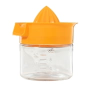 Mainstays 10 Ounce Top Glass and Plastic Citrus Juicer Orange