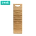 thumbnail image 1 of Yeacher Available Wood Washboard Washing board with Rectangle Handle Hand Percussion Hand Wash Board for Home Laundry Clothes Practical Durable Material Thickened Washboard, 1 of 8