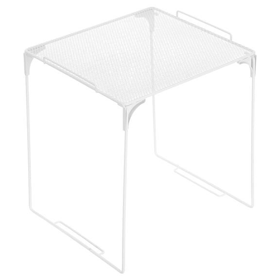 PTOOTP White Metal Stackable Locker Shelf, Mesh Design, Perfect for School and Office