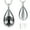 Silver, variant on Tree of Life Urn Necklaces for Ashes Teardrop Cremation Jewelry for Ashes Memory Jewelry for Women Men