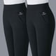 thumbnail image 2 of Pantalones de mujer de cintura alta elástica, pantalones casuales gruesos de primavera, pantalones ajustados de rayas elásticas para mujer de mediana edad, pantalones rectos, 2 of 2