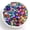 Multicolor, variant on Topboutique Loose Sequins Small Sequins Cup Sequin Bulk Iridescent Spangles 6mm Round Embroidery Craft Sequins Art Glitters Hole Spangles for DIY Embroidery Ornament,0.13lb/60g (About 3600Pcs)