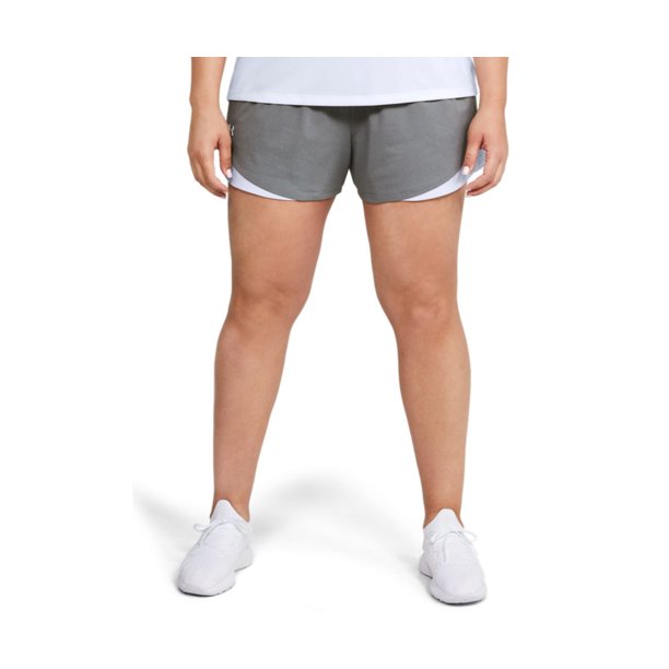 Under Armour Womens Plus Size Play Up Shorts,True Graphite/White,1X