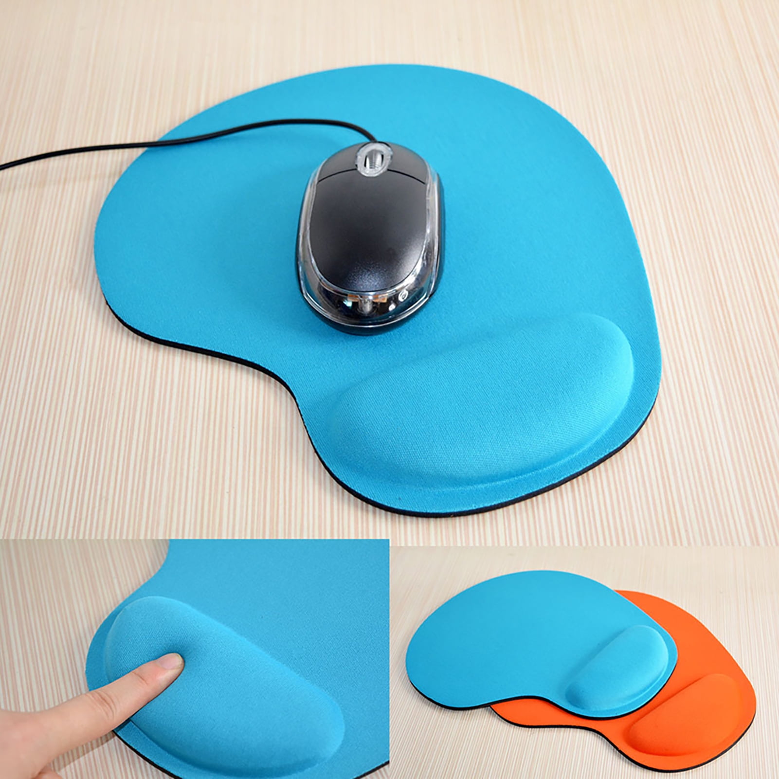 Yesbay Antislid EVA Wrist Cushion Pad Gaming Mouse Mat for PC Laptop