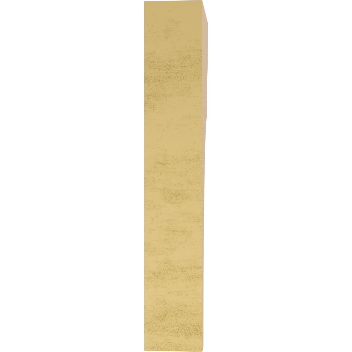 2"W x 4"D x 12"H Thin Yorktown Rough Cedar Woodgrain TimberThane Corbel, Primed Tan