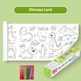 thumbnail image 1 of Dvkptbk Graffiti Rouleau Éducation Précoce Rouleau de Graffiti Réutilisable Coller Toile Pas Sale Peinture Murale Rouleau de Graffiti, 1 of 1