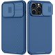 thumbnail image 1 of Funda para iPhone 14 Pro Max, funda deslizante para cámara [PC y TPU rígidos antiarañazos], funda protectora delgada a prueba de golpes para iPhone 14 Pro Max de 6,7 pulgadas, color azul, 1 of 8