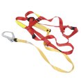 thumbnail image 5 of Arnés de seguridad de cuerpo completo Cinturón trasero acolchado extraíble Protección contra caídas con ganchos dobles, 5 of 5