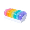 thumbnail image 2 of 7 Day Weekly Style Morning Night Pill Holder Weekly Holder Storage Organizer Plastic Container Case Portable Travel Pill Box, 2 of 9