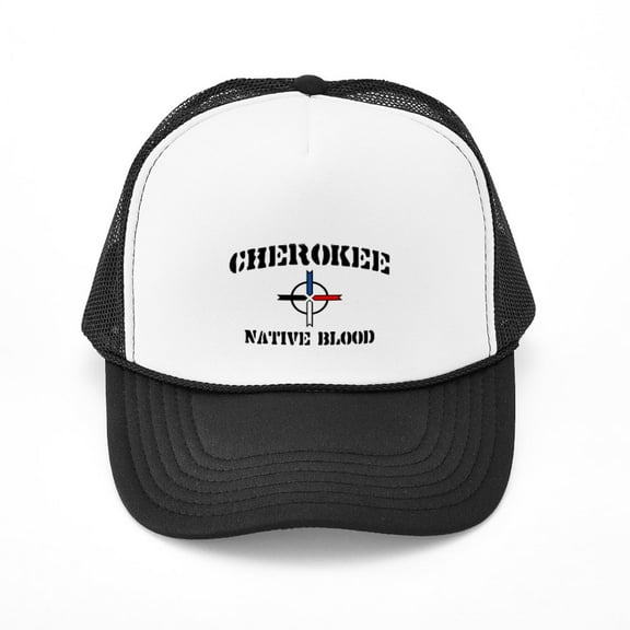 CafePress - Cherokee - Adjustable Unisex Printed Trucker Hat with Mesh Back
