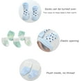 thumbnail image 2 of Unisex Baby Terry Socks 5-Pack for Baby boy and girl 0-12 Months Warm Cotton Socks, 2 of 7
