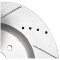 thumbnail image 7 of New Cross-drilled and Slotted Brake Disc Compatible With Infiniti Nissan Q70 3.7 6 Cyl 3.7L Q70 5.6 8 Cyl 5.6L Q60 Premium 6 Cyl 3.7L 2008-2023 By JSTPI27110007DRS, 7 of 7