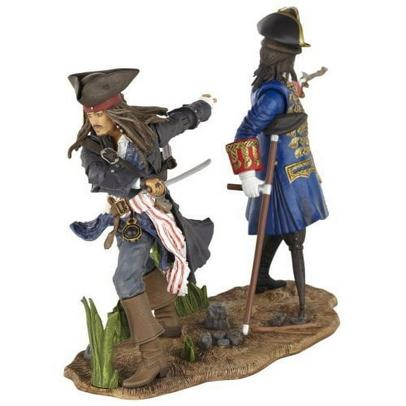 Pirates Of The Caribbean 6" Classic Movie Moments Wave #1 Jack Sparrow Vs Barbosa In Spanish Camp