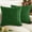 Emerald, variant on 16×16Inch Plush Ribbed Throw Pillow Cover 2-Pack Soft Textured Decorative Cushion for Sofa Bed Living Room Decor