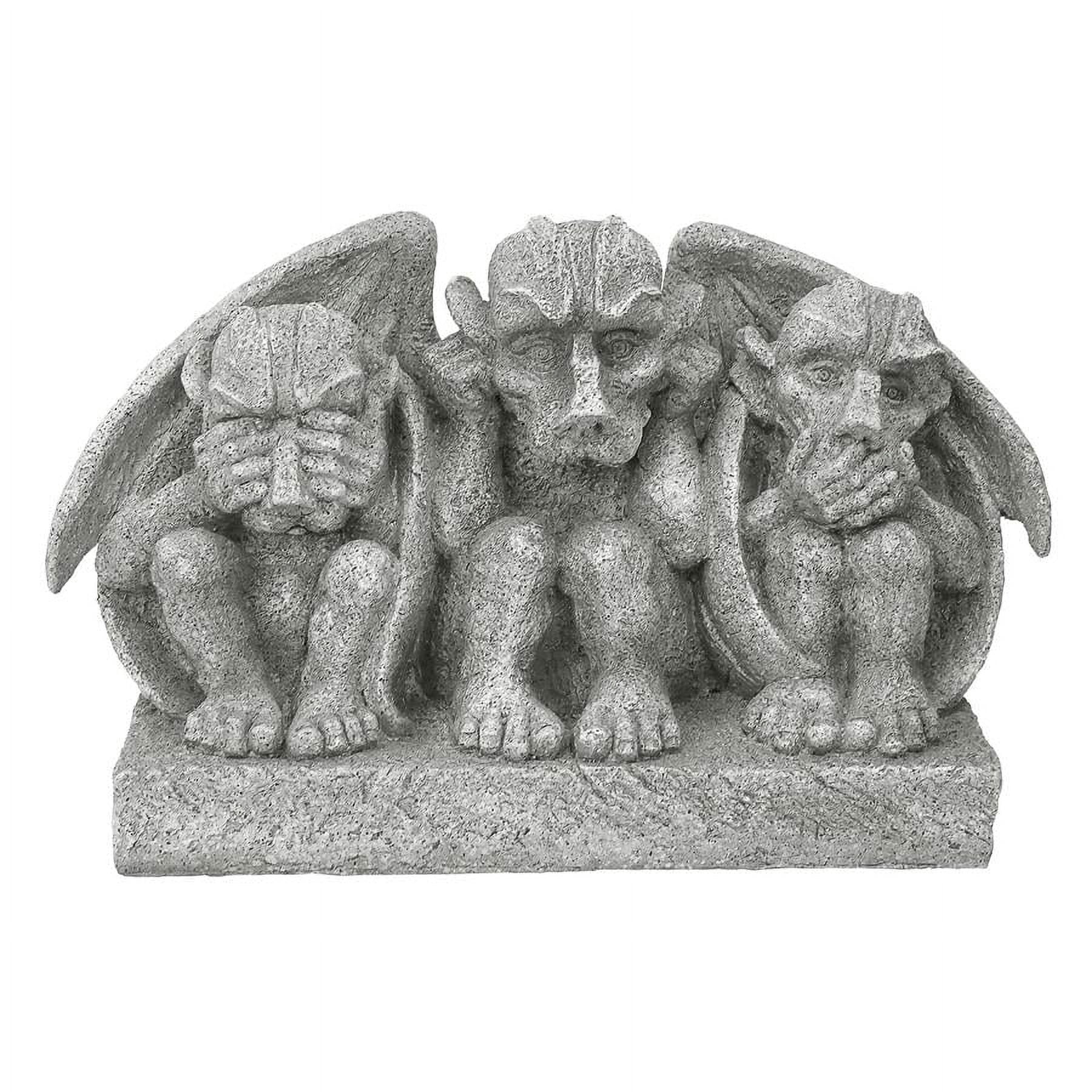 Design Toscano See, Hear, Speak No Evil Gargoyle Trio Statue