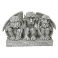 thumbnail image 2 of Design Toscano See, Hear, Speak No Evil Gargoyle Trio Statue, 2 of 5