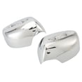 thumbnail image 5 of Rearview Mirror Cover Cap,Pair Chrome Side Mirror Side Mirror Cover Side Mirror Cover Signal Light Class Leading Features, 5 of 5