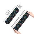 thumbnail image 4 of Pofeuu Feathers And Butterflies Print 30cm Socks, Adult Running Hiking Socks for Youth and Adult, 4 of 7