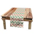 thumbnail image 1 of Chevron Table Runner, Digital Chevron Forms Technical Elements Old School Insignia Illustration, Dining Room Kitchen Rectangular Runner, 3 Sizes, by Ambesonne, 1 of 2