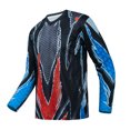 thumbnail image 3 of KEYIYUAN Nueva camiseta de ciclismo de manga larga para hombre, camisetas de poliéster para ciclismo de montaña y descenso, ropa para bicicleta de montaña, ropa para motocross, 3 of 5