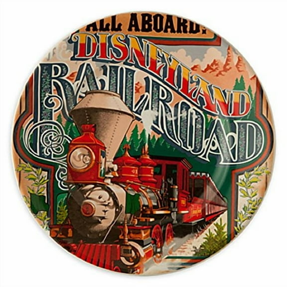 Disneyland Railroad Plate 7"