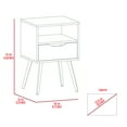 thumbnail image 5 of Allie Nightstand: Top, Open Shelf & Drawer, Compact Storage, 5 of 5