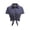 Blue, variant on Summer Tie Front Vintage Crop Tops for Women 1950s Polka Dot Button down Collar Dressy Casual Blouses Short Sleeve Lapel Thin Breathable Rockabilly Pinup Retro Shirts Black S