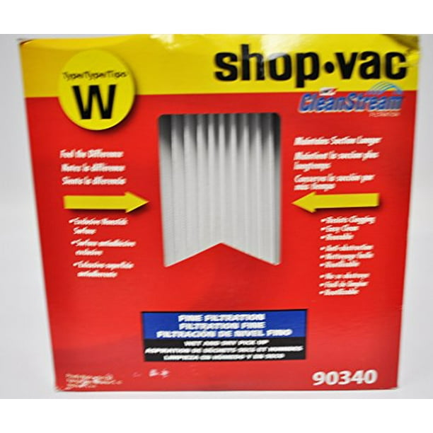 Shop Vac Gore CleanStream Fine Filtration HEPA Cartridge Filter Type W