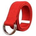 thumbnail image 4 of Bangcool 2 Pcs Ceinture en Toile Respirante avec Boucle en D, 4 of 9