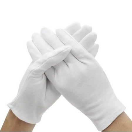 

12 Pairs Uniform Marching Band White Cotton work Gloves - Size L Sale 1820