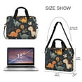 thumbnail image 3 of FORMRS 16" Laptop Bag Carrying Sleeve Case with Handle Travel Shoulder Briefcase, Cartoon Dinosaur, 3 of 8