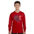 thumbnail image 2 of Awkward Styles Thanksgiving Youth Sweatshirt Pink Turkey Crewneck Tee for Kids, 2 of 5
