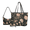 Vintage Dragonfly Floral Design, variant on Tutolipy Tote Bag Set for Womens, with Personalized Hobo Purse Fashionable Shoulder Bag Underarm Shoulder Bag, 3 Piece Red Cardinal Cherry Blossom
