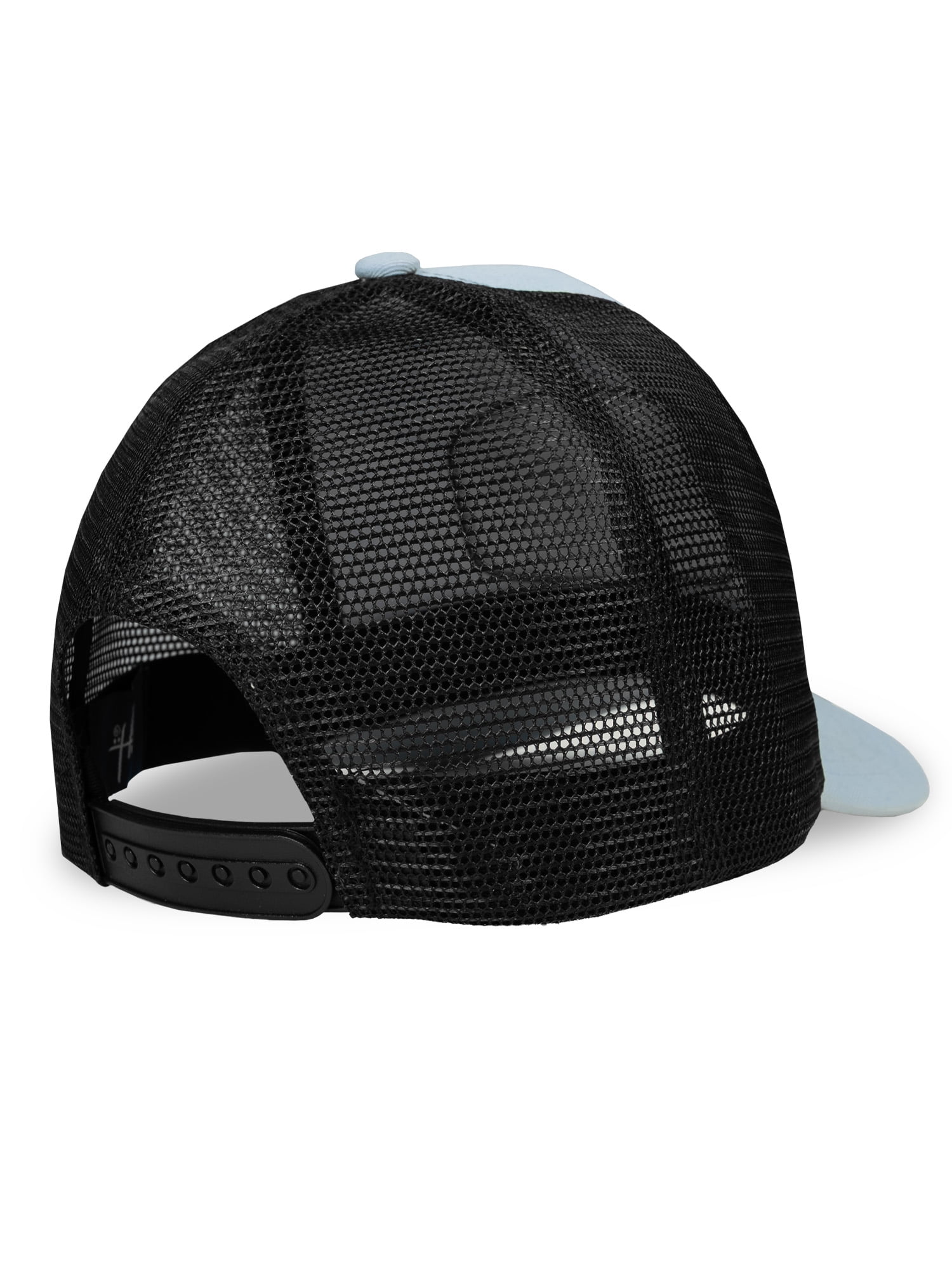 GH BY GUY HARVEY Adult Men's Fishing Trucker Hat, Light Blue, One Size Fits Most