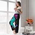 thumbnail image 6 of Picia Rex Dinosaur With Sunglasses Womens Soft Woven Cotton Elastic Waistband Sleep Pajama Pant Lounge Sleep Pant With Pockets And Drawstring-Large, 6 of 9