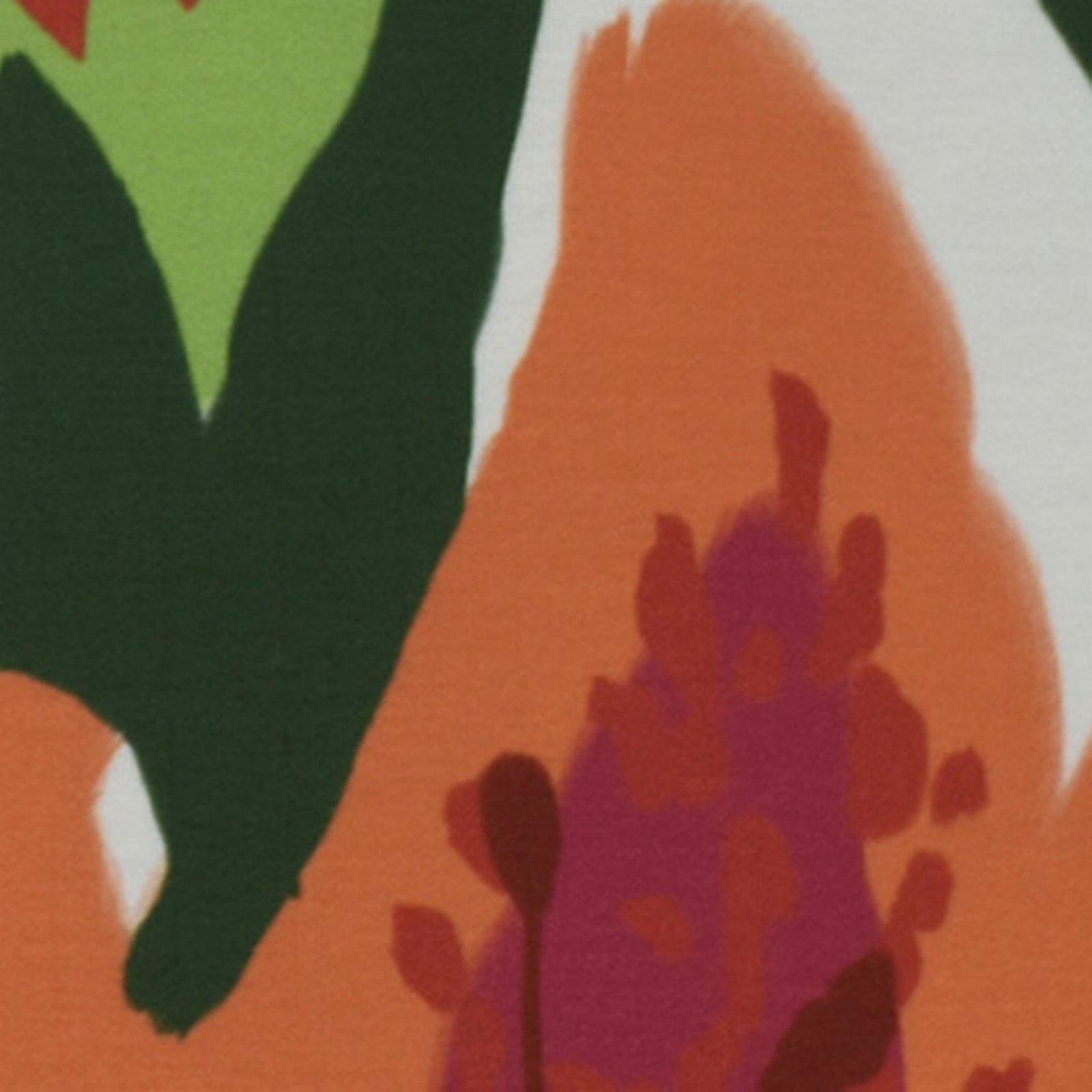 Simply Daisy, Tropical Floral, Floral Print Outdoor Pillow