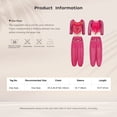 thumbnail image 7 of inhzoy Women Adults 2PCs Belly Dance Outfit Indian Dance Suits Festival Theme Party Dress Up Purple One Size, 7 of 7