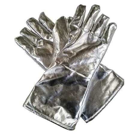 

Xinyolin 1 Pair 700/500 Degree High Heat Resistant Thicken Aluminum Foil Kitchen Gloves