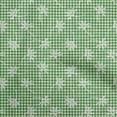 thumbnail image 1 of oneOone Viscose Chiffon Green Fabric Block Quilting Supplies Print Sewing Fabric By The Yard 42 Inch Wide, 1 of 6