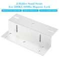 thumbnail image 2 of 280KG Z Bracket for Magnetic Locks - Compatible with Metal and Wooden Doors, Durable Aluminum Alloy Design for Secure Access Control Systems, 2 of 7