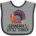 thumbnail image 3 of Inktastic Grandma Little Turkey Thanksgiving Boys or Girls Baby Bib, 3 of 4
