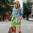 thumbnail image 4 of Cauagu Joyeuse Saint-Patrick pour Femmes Robes d'Été, Robes Sans Manches Décontractées de Vacances Robe Col Rond avec 2 Poches, 4 of 7