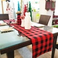 thumbnail image 5 of Christma Table Runner Classic Buffalo Check Table Runner Stylish Design for Family Dinner Christmas Holiday Birthday Party Table Home Decoration, 5 of 6
