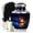 CAMPFIRE URN-16, variant on JAGASY Campfire Cremation Urns for Human Ashes Adult Female, Fiery River Keepsake Memorial Urns for Adult Male, Decorative River Boat Urn for Funeral, Blue Starry Night Urn, 3 Inch