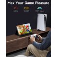 thumbnail image 6 of Memzuoix Portable Monitor for Laptop, 15" FHD 1080p LCD Computer Monitor with Protective Case & Adapter, Black, 1 Pack, 6 of 12