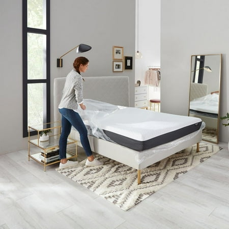 Beautyrest - 800-X10 10-inch Medium Hybrid Mattress in a Box-Twin - White