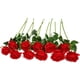 thumbnail image 2 of 10 piezas de una sola flor artificial --- roja, 2 of 6